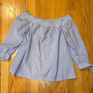 Loft off-the-shoulder blouse